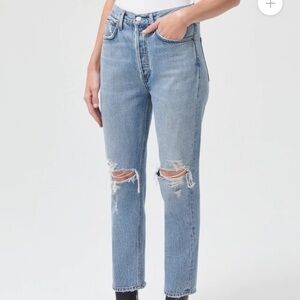 Agolde RILEY HIGH RISE STRAIGHT CROP